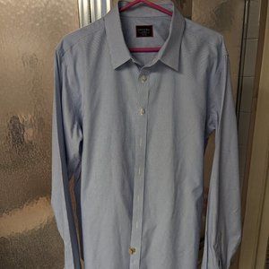 Untuckit Blue and White Stripe MENS x-large Shirt
